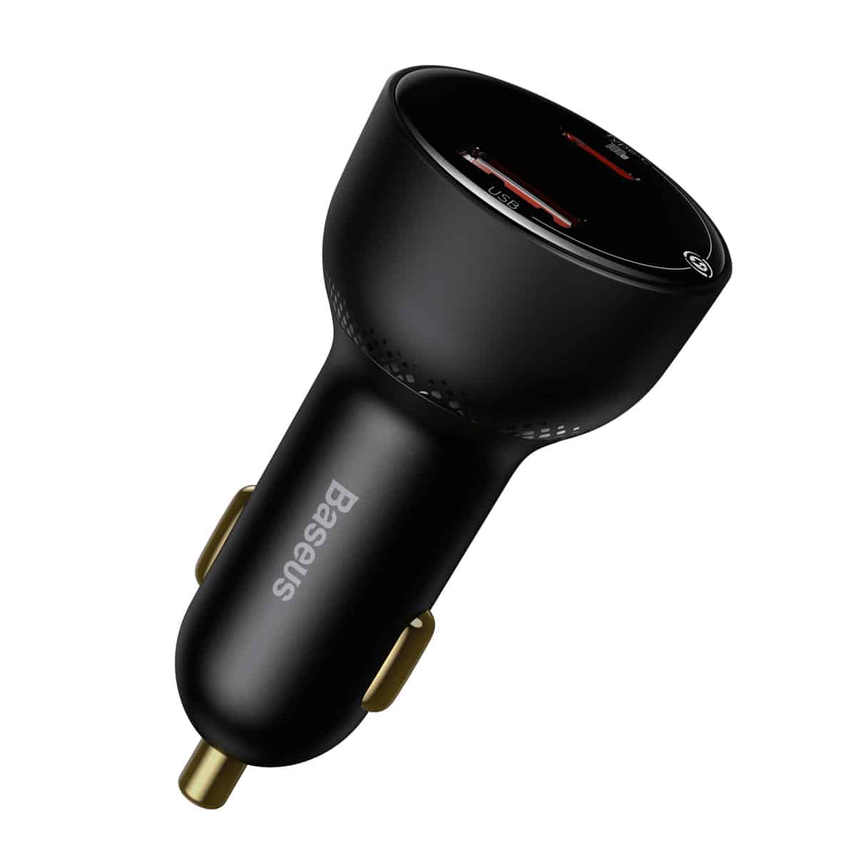 Baseus Superme Digital Display PPS Dual Quick Charger Car Charger Black Baseus Superme Digital Display PPS Dual Quick Charger Car Charger Black